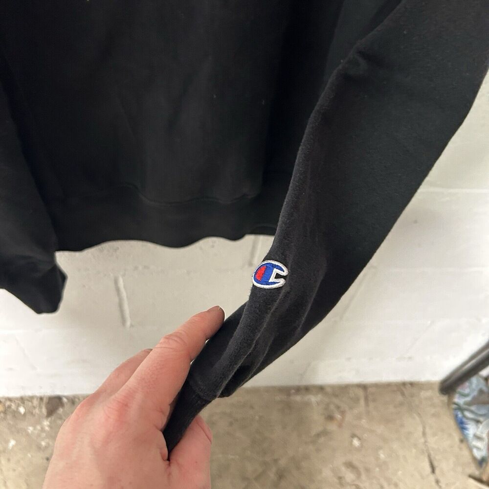 Champion Reverse Weave Sweatshirt “Black” 2024 - Picture 4 of 4